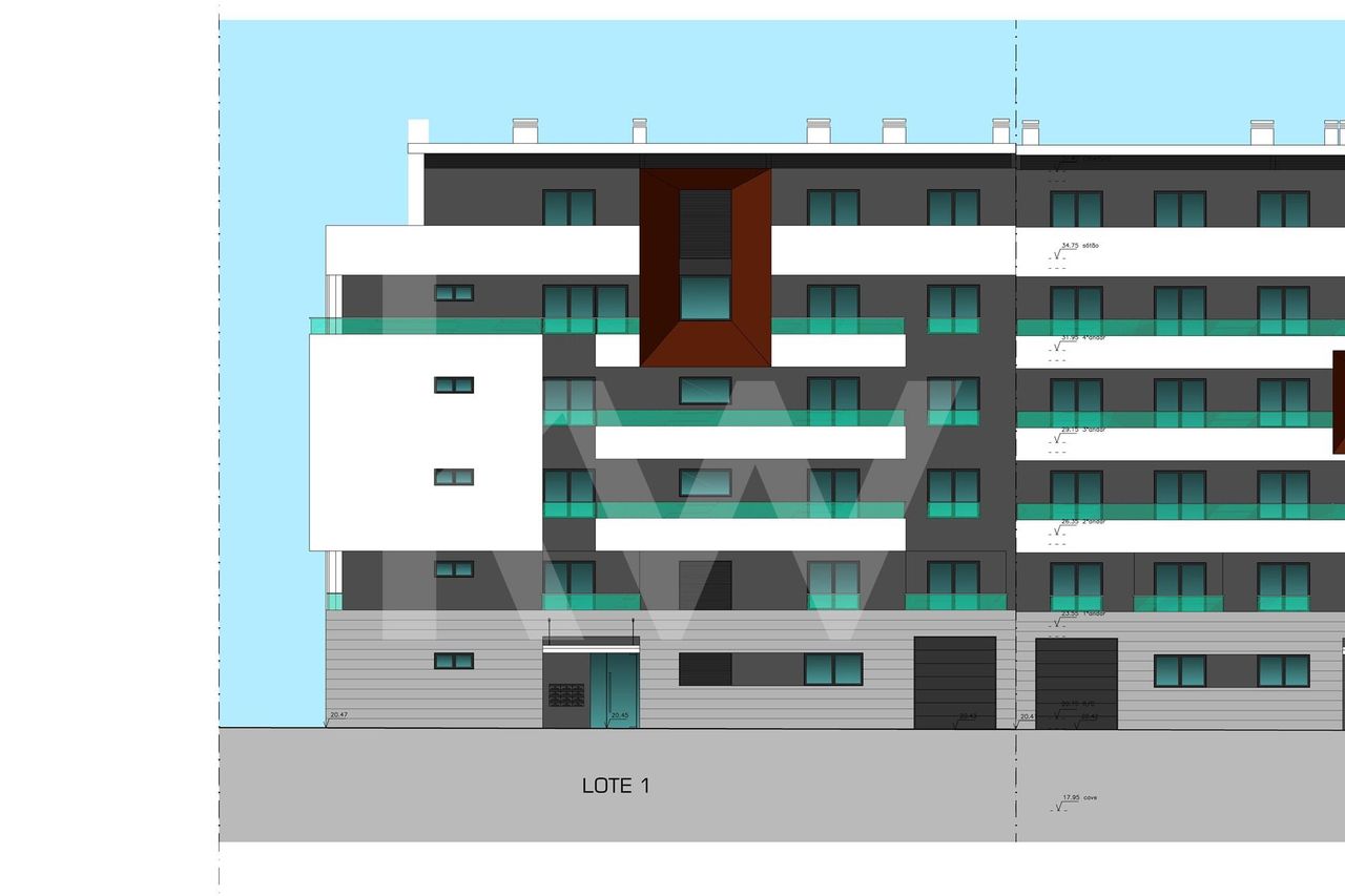 Apartamento T4 em construção, com 1 lugar de garagem. Acabamentos de l