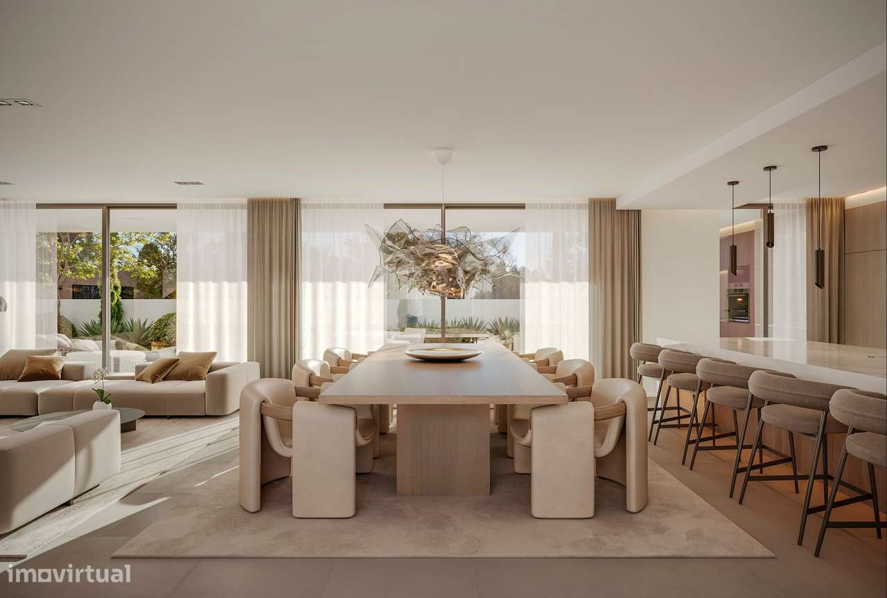 MODERNA E SUSTENTÁVEL MORADIA T3+1 COM PISCINA E GARAGEM PARA VENDA EM - Grande imagem: 4/12