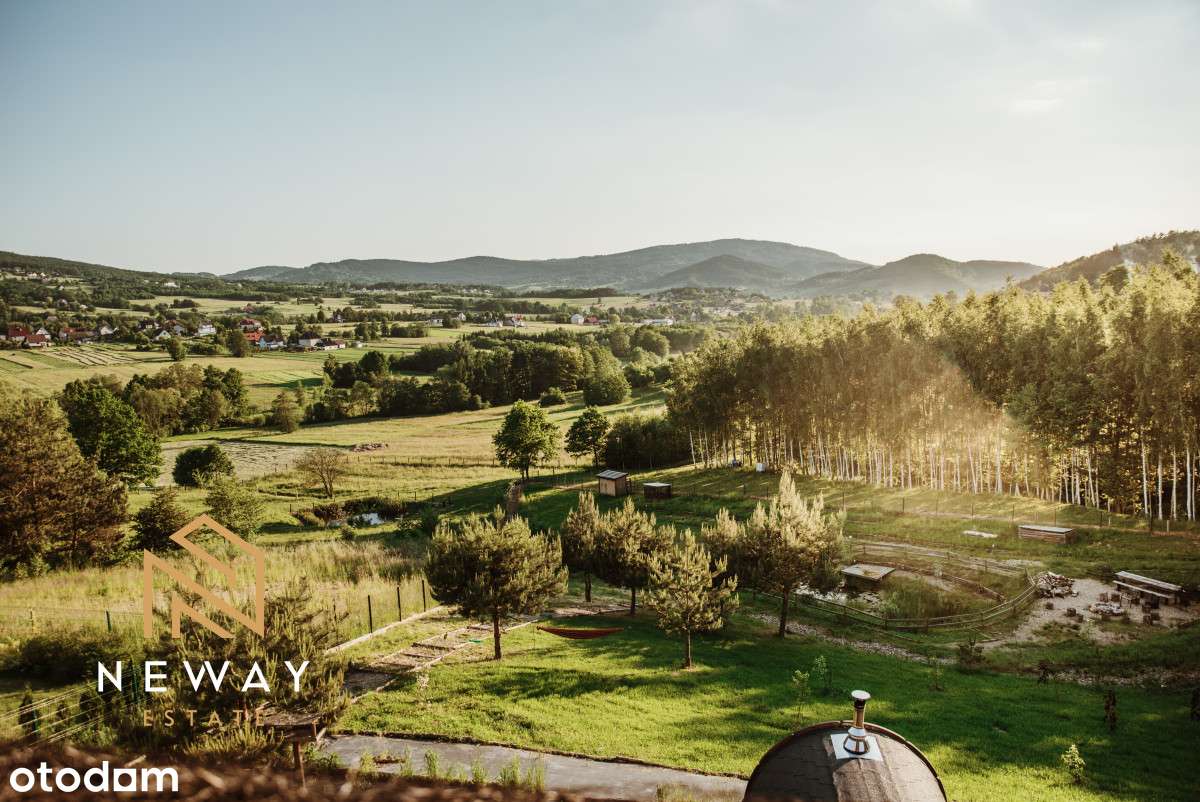 Wyjątkowy dom z bali z przepięknym widokiem! - Pełny obrazek: 4/20