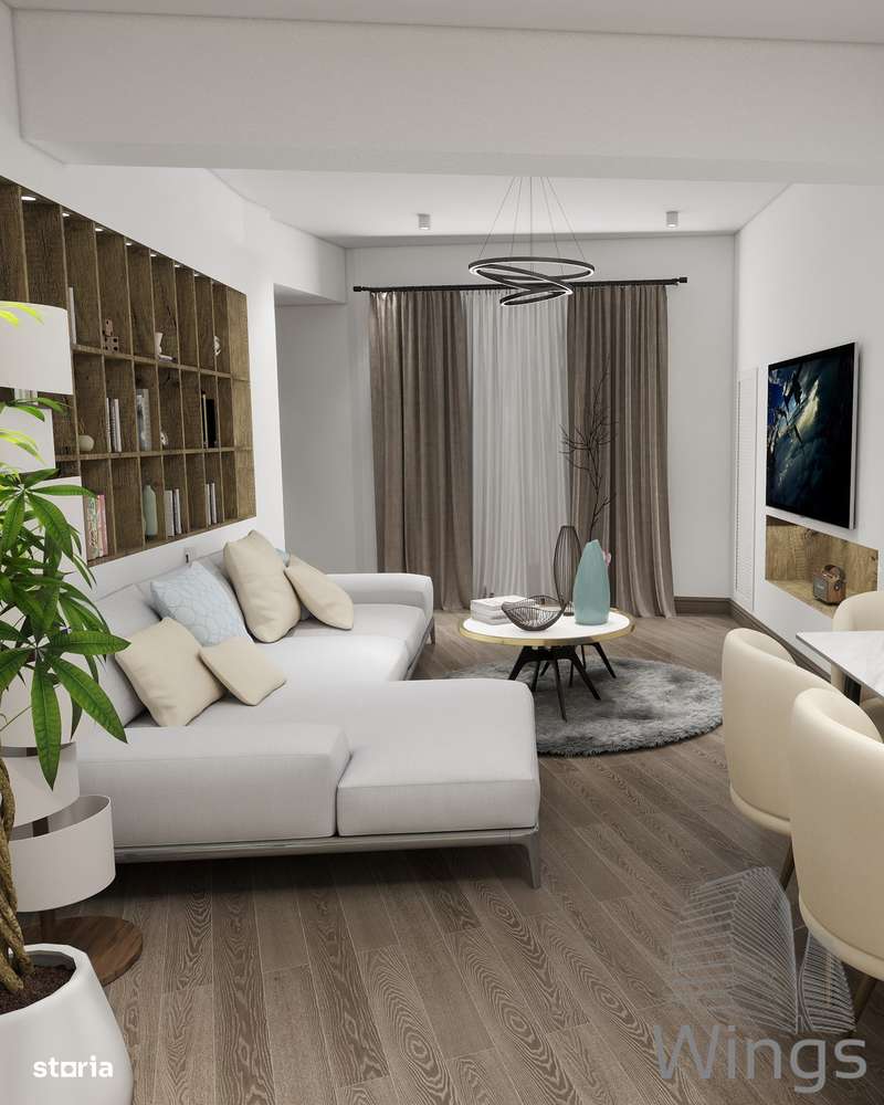Apartament cu 2 camere si un birou! Parcare inclusa !Soporului 19