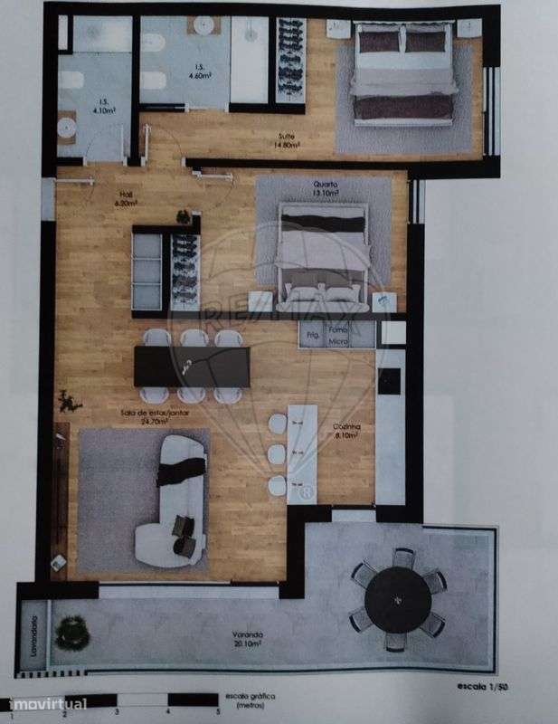 Apartamento T2 para venda - Grande imagem: 4/4