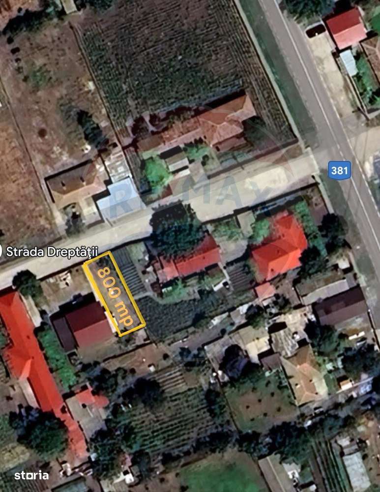 Teren Intravilan de vanzare 800 mp Valea Dacilor Medgidia - Imagine principală: 2/7