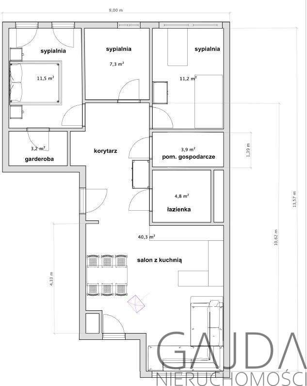 Przestronny apartament Błażeja!-10