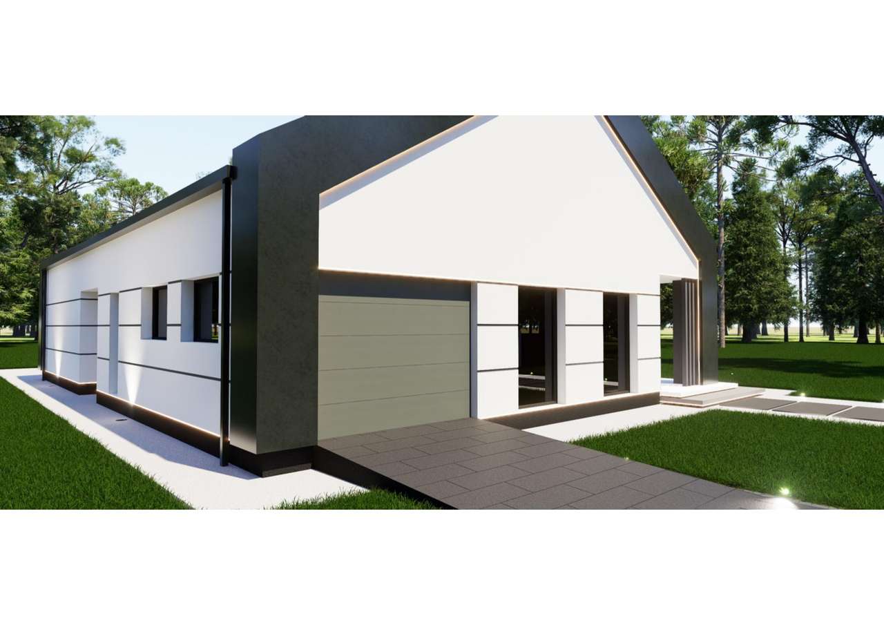 Działka budowlana 606 m² z pozwoleniem na budowę/ media w działce-5