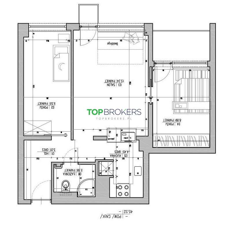 Wygodne 3 pokoje blisko metra-0