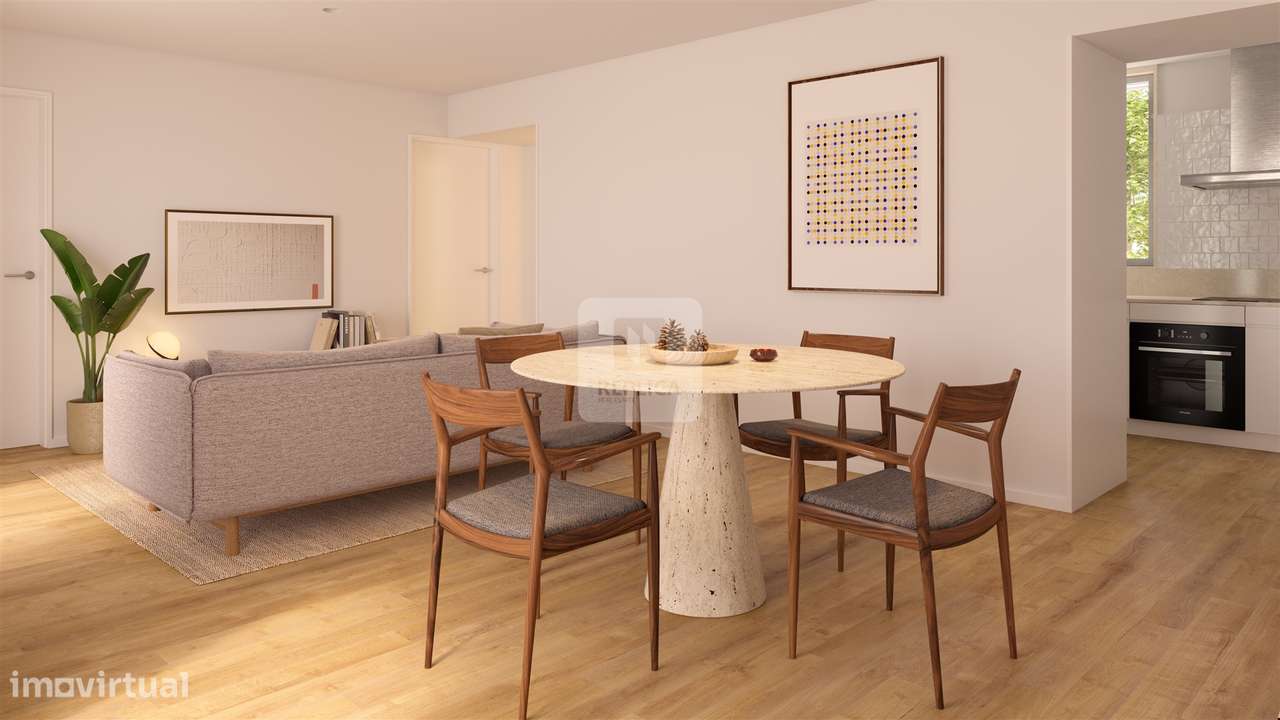 Apartamento T1 Novo com Varanda e Garagem - Grande imagem: 2/14