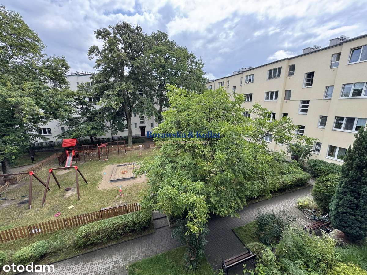 Krasińskiego 18 StaryŻoliborz 1932 r.widok na park-1