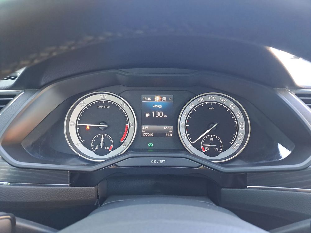 SKODA SUPERB Błękit Lava 4x4 DSG 2,0TDI 190KM Salon PL ASO