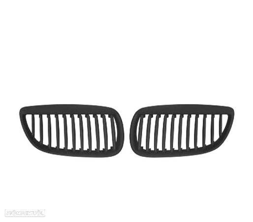 GRELHAS FRONTAIS PARA BMW E92 06-10 PRETA - 1