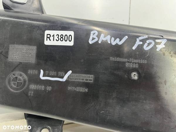 Kanał powietrza BMW 5 F07 GT 09-17r. lewa kierownica zderzaka chłodzenia hamulców 7331791 - 10