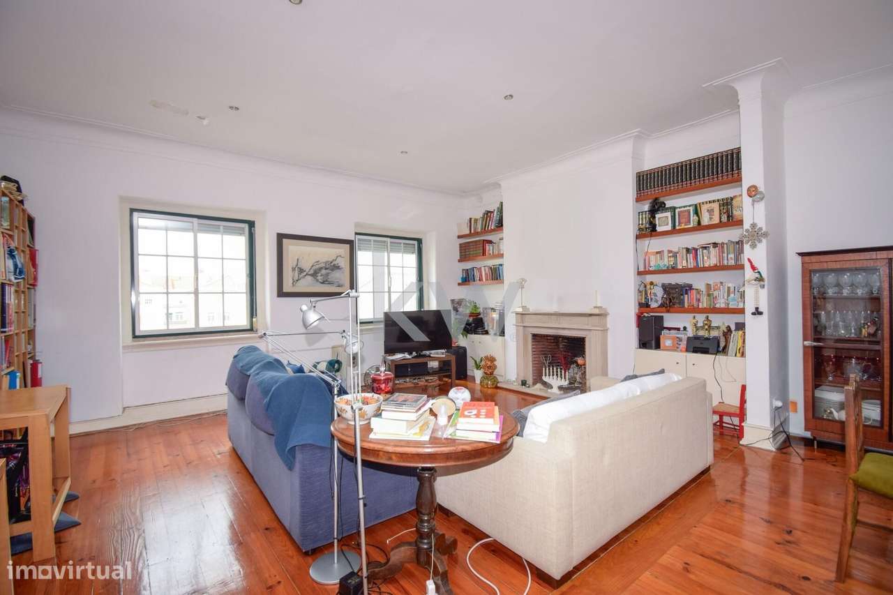 T3 Campo de Ourique I 2 Varandas I Arrecadação - Grande imagem: 4/20