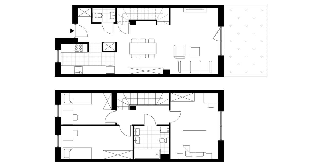 4-pokojowy dom 86m2 + ogródek Bez Prowizji - Pełny obrazek: 2/6