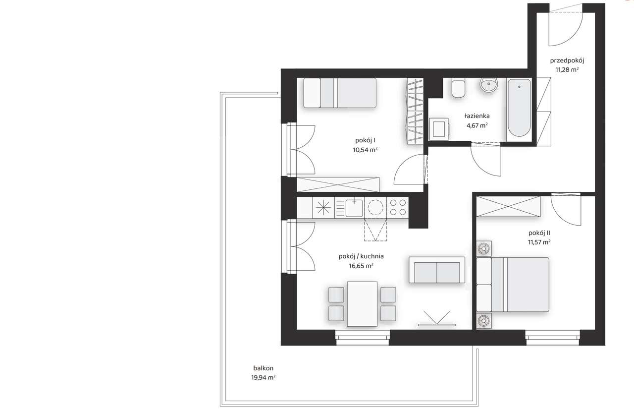 BLISKO NATURY  A DOJAZD ŚWIETNY - 3-POKOJE z 20m2 TARASEM!-5