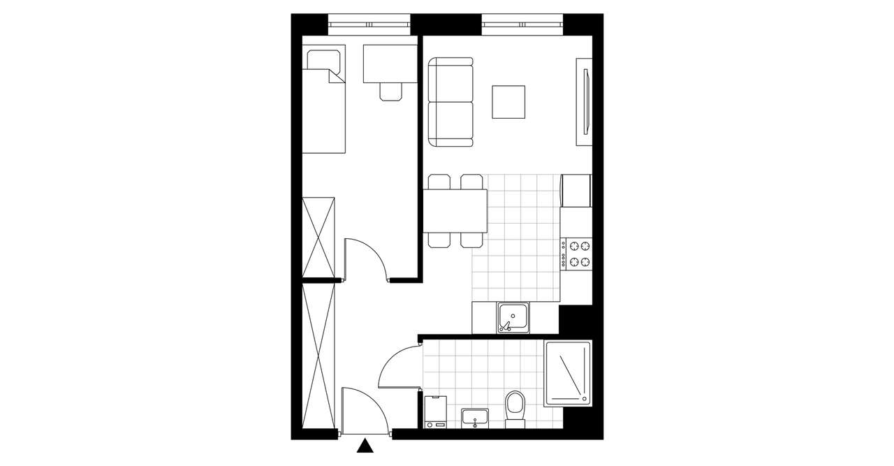 Apartamenty Gościnna 2 | mieszkanie 2-pok. | 31 - Pełny obrazek: 4/9