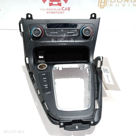 Panou control clima + butoane parcare + ornament consola centrala Ford Focus 3 | F1ET-18C612-AE | - 1