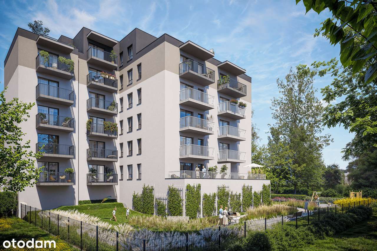 Mieszkanie z prawie 40-metrowym tarasem na siódmej kondygnacji - Pełny obrazek: 3/6