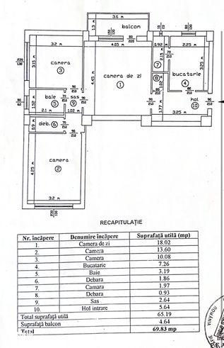 Apartament 3 camere Tatarasi 70mp-1