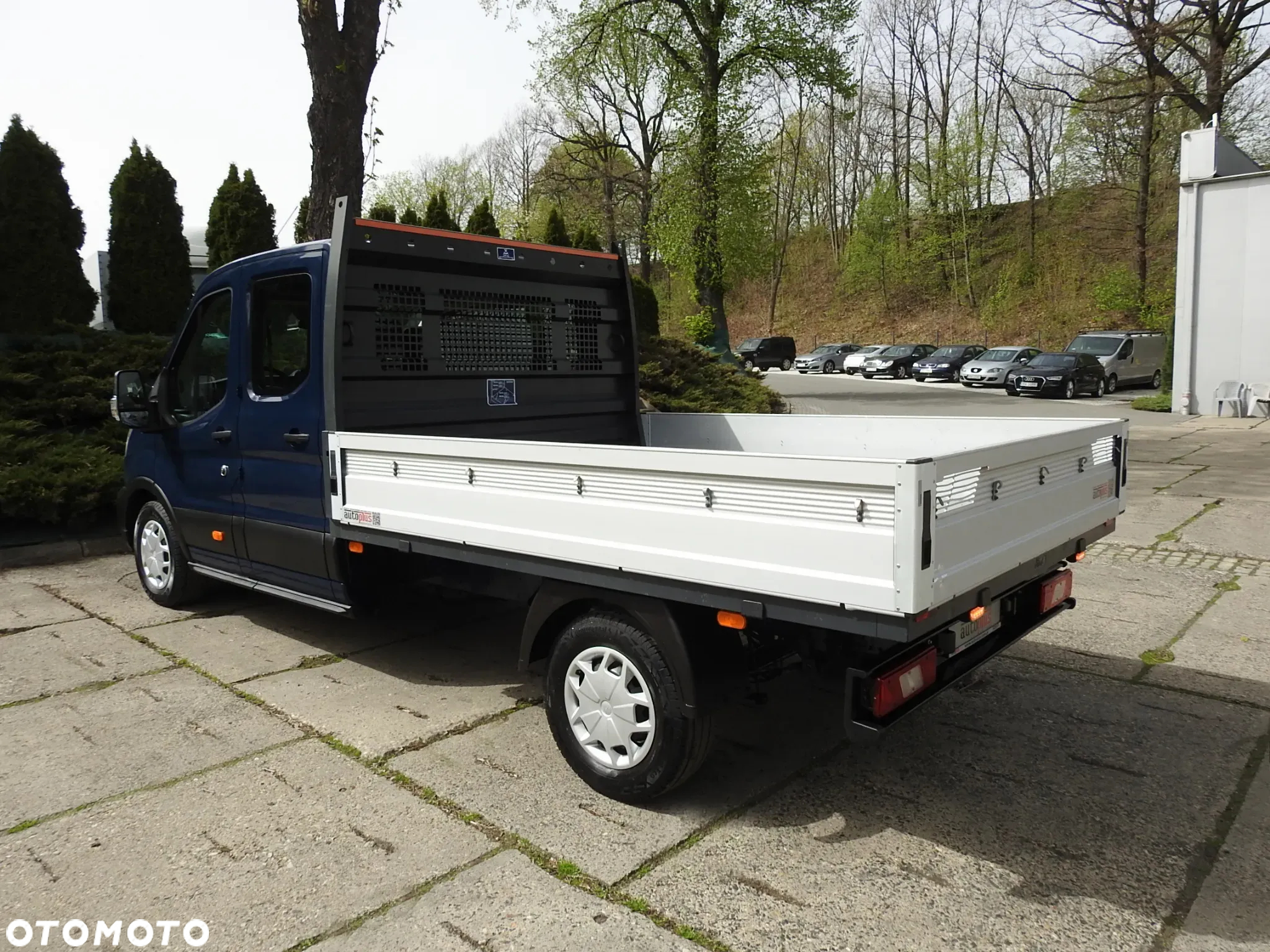 Ford TRANSIT SKRZYNIA PODWÓJNA KABINA DOKA 7 MIEJSC TEMPOMAT KLIMATYZACJA LEDY 130KM [ L06334 ] - 10