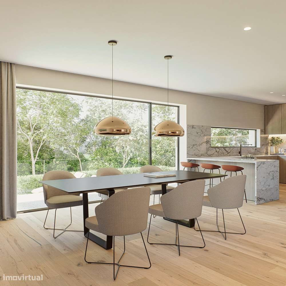 Moradia bifamiliar T3 Moderna em Construção com Terraço Amplo e Garage - Grande imagem: 4/8