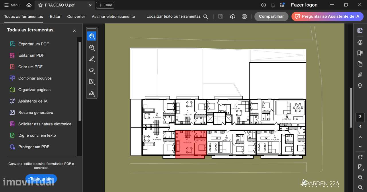 Apartamento T1 Vila do Conde - Novo - Grande imagem: 4/6