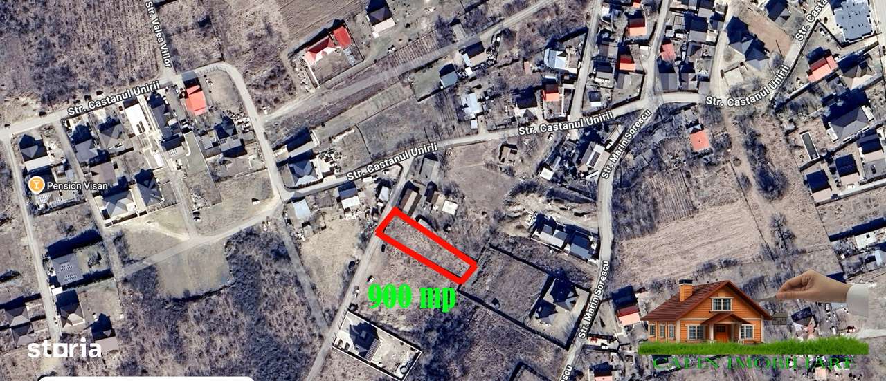 Teren intravilan 900 mp Vișan POT 85%  dezvoltare rezidențială-4