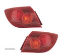 FAROLINS PARA MAZDA 3 HATCHBACK 5P 03-09 VERMELHOS - 1