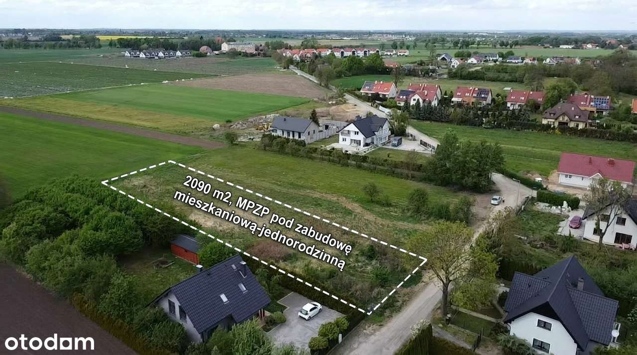 Działka pod zabudowę jednorodzinną, bliźniaczą lub szeregową - MPZP