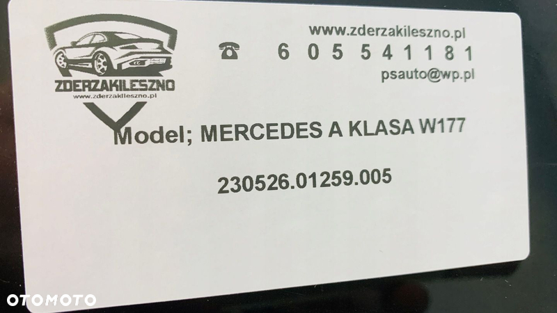 ZDERZAK TYŁ MERCEDES A klasa AMG W 177 - 8