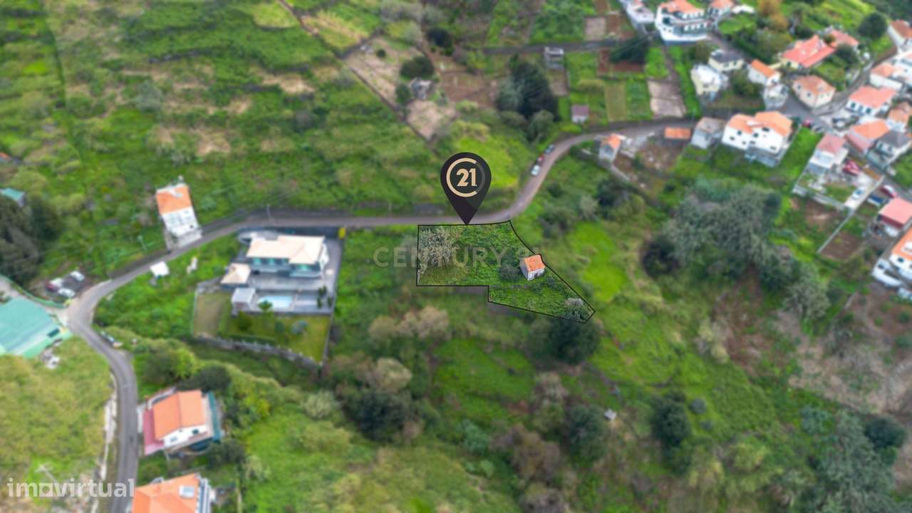 Terreno com Vista Mar Definitiva à Venda – Calheta, Madeira - Grande imagem: 2/11
