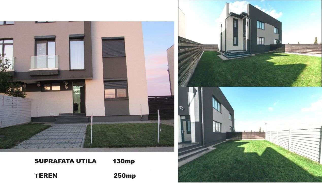 Domnesti, Vila duplex, mobilata si utilata, 4 camere, 135mp, teren 250-6