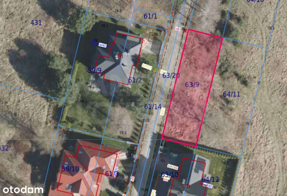 Atrakcyjna działka Sadowa gmina Łomianki