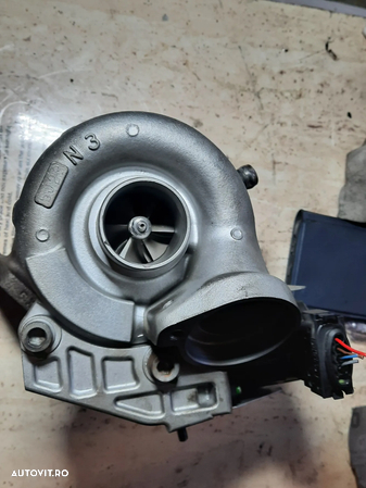 Turbina turbosuflanta turbo bmw seria 3 e90 2.0 d m47 163cp bmw e60 2.0d m47 impecabila completa aproape noua - 4