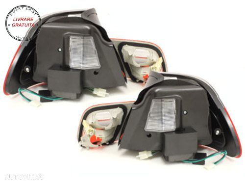 Stopuri LED BMW Seria 3 E46 Cabrio (2000-2005) Rosu Fumuriu- livrare gratuita - 3