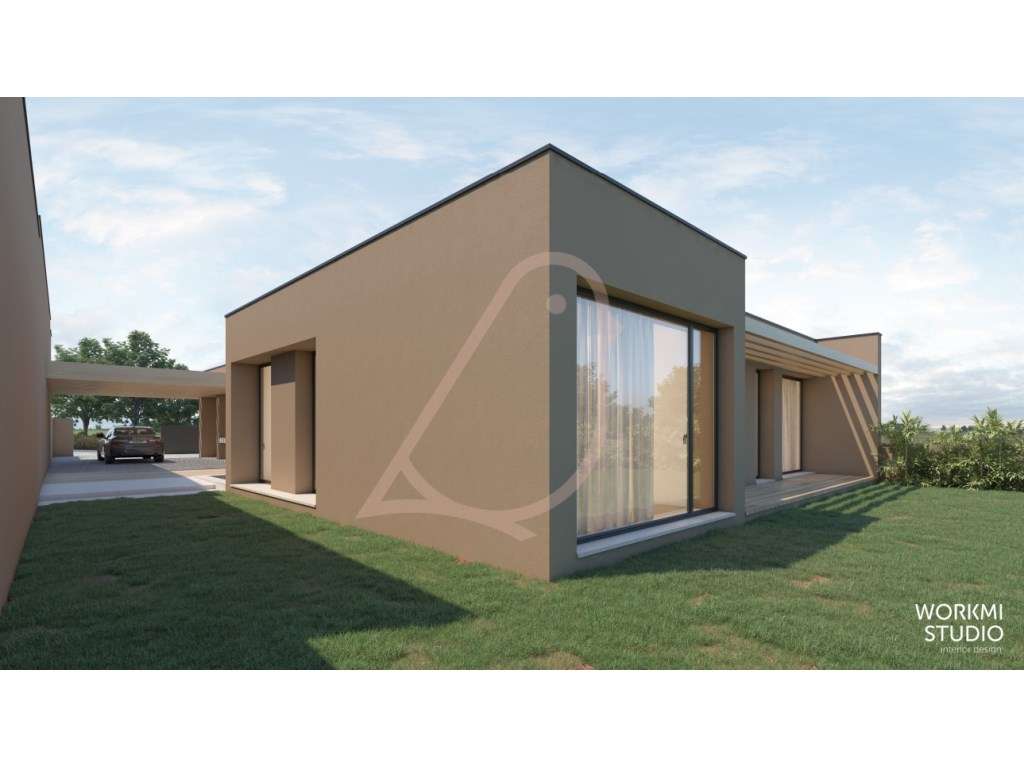 Moradia T3 térrea e isolada com piscina, em Fátima - Projeto exclus... - Grande imagem: 5/33