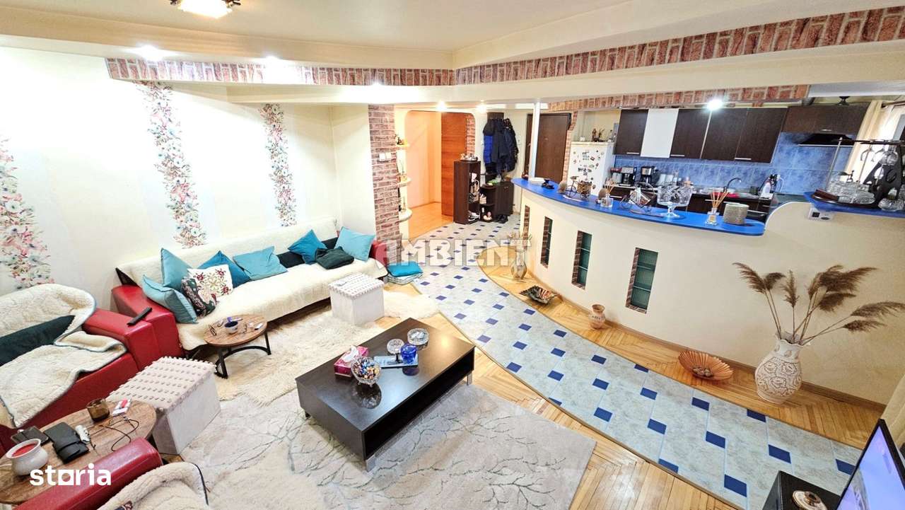 Apartament cu 4 camere, mobilat și utilat, zona TRAIAN; - Imagine principală: 3/9