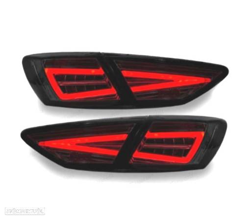 FAROLINS PARA SEAT LEON 3 5F 12-20 LED DINÂMICO PRETO - 3