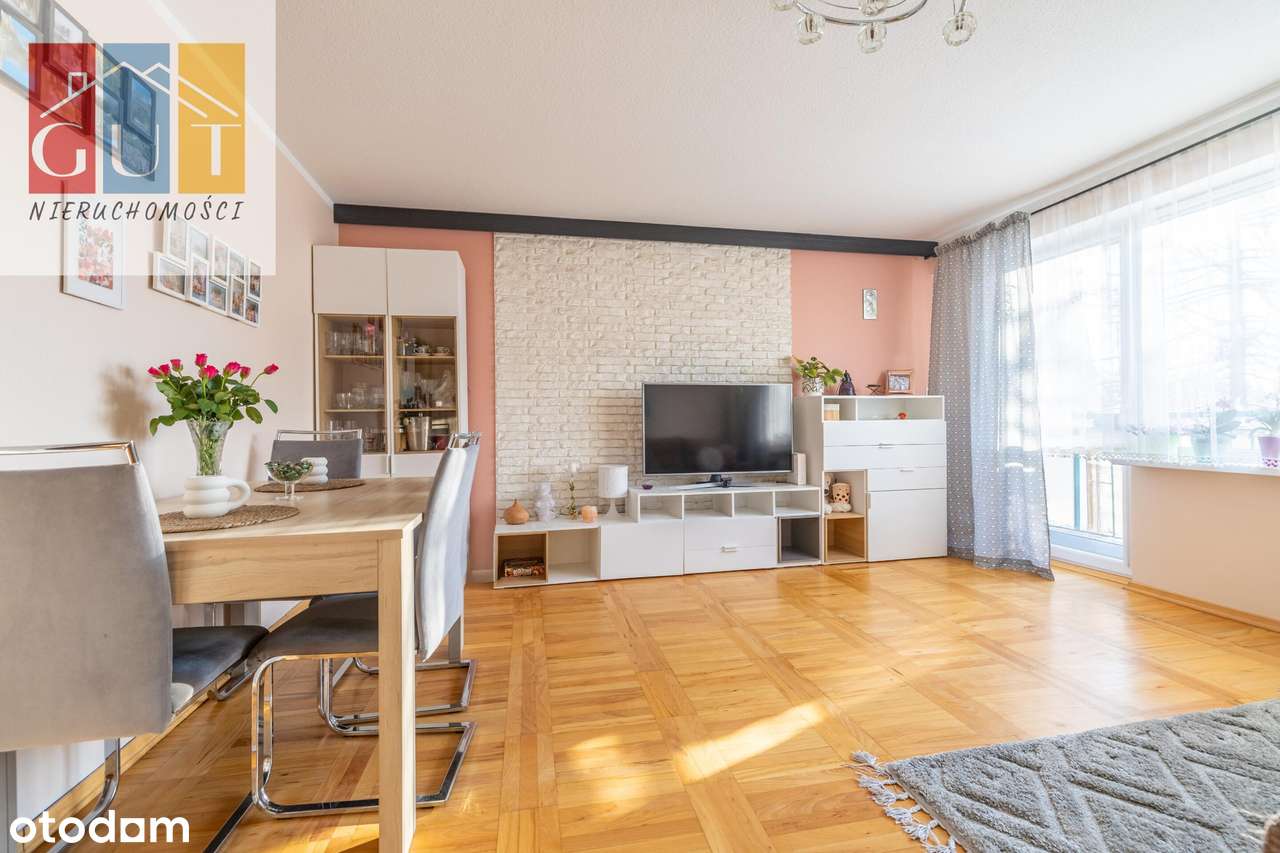 3-pokojowe  mieszkanie na Jarotach z dużym balkonem , 1. piętro-1