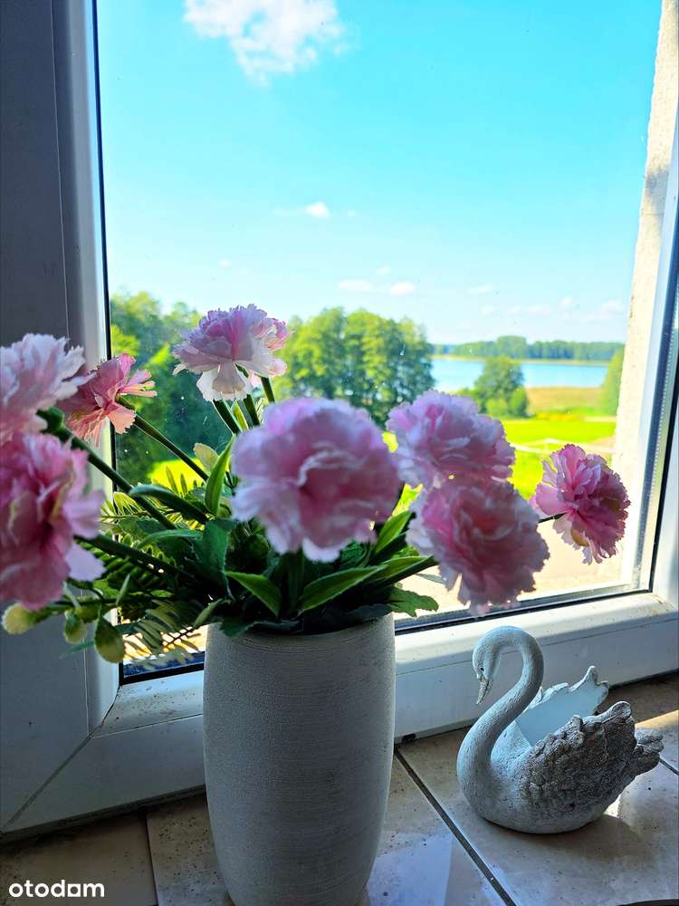 Urokliwie położony dom na Mazurach z widokiem na jezioro - Pełny obrazek: 1/13