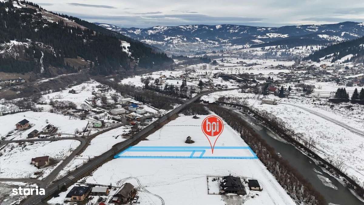 SE VINDE teren INTRAVILAN in Vatra Dornei, la iesirea spre Brosteni - Imagine principală: 5/12