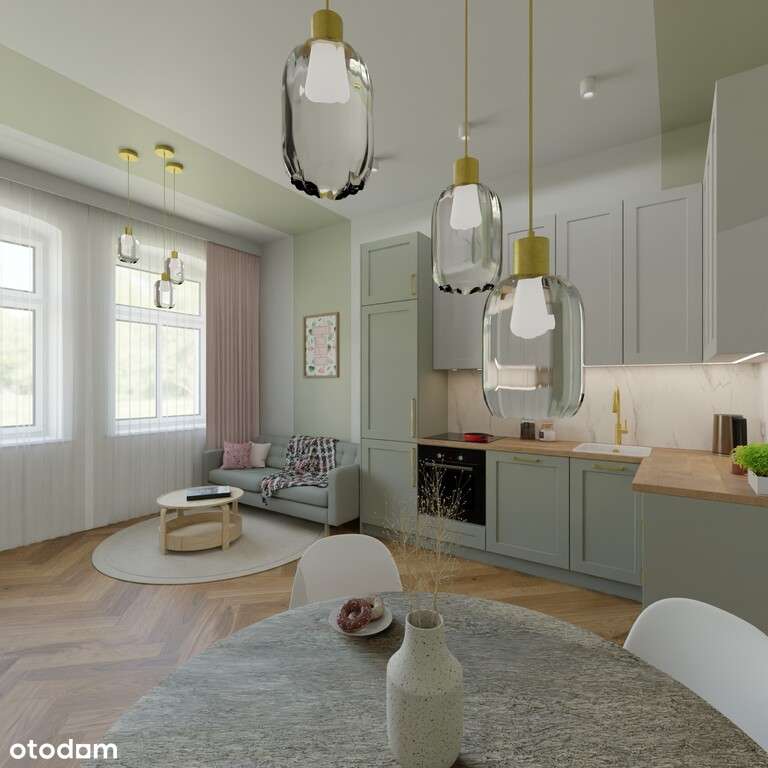 Stylowe 3 pokoje po gen remoncie Parter 0 prowizji-5