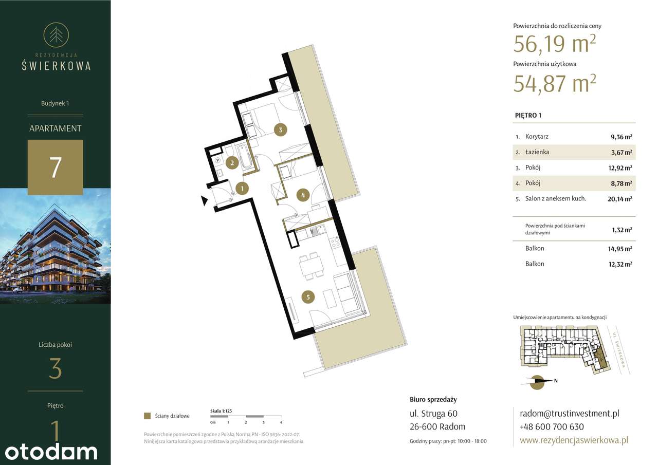 Rezydencja Świerkowa | mieszkanie 3-pok. | 7 - Pełny obrazek: 3/8