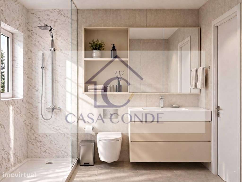 MORADIA GEMINADA T4 DUPLEX COM PISCINA | EXCELENTES ÁREAS E ACABAME...-14