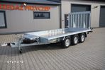 Niewiadów Przyczepa pod minikoparkę/sprzęt budowlany 400x180x25cm TRAP WJAZDOWY 3 OSIE DMC 3500kg BARDZO MOCNA!!! - 1