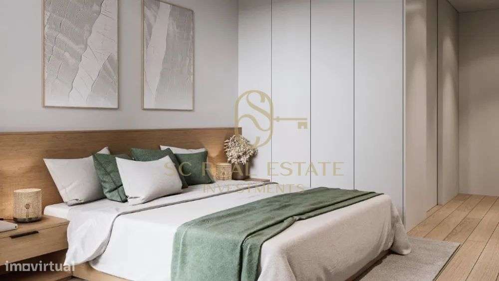 Apartamento T2+1 com terraço, Novo, com dois Lugares de Garagem Maia-11