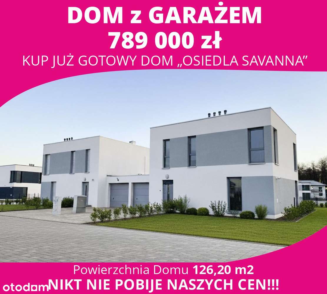 EUROHOME Osiedle Savanna III ZIELONA GÓRA-Ostatni GOTOWY DOM Z GARAŻEM