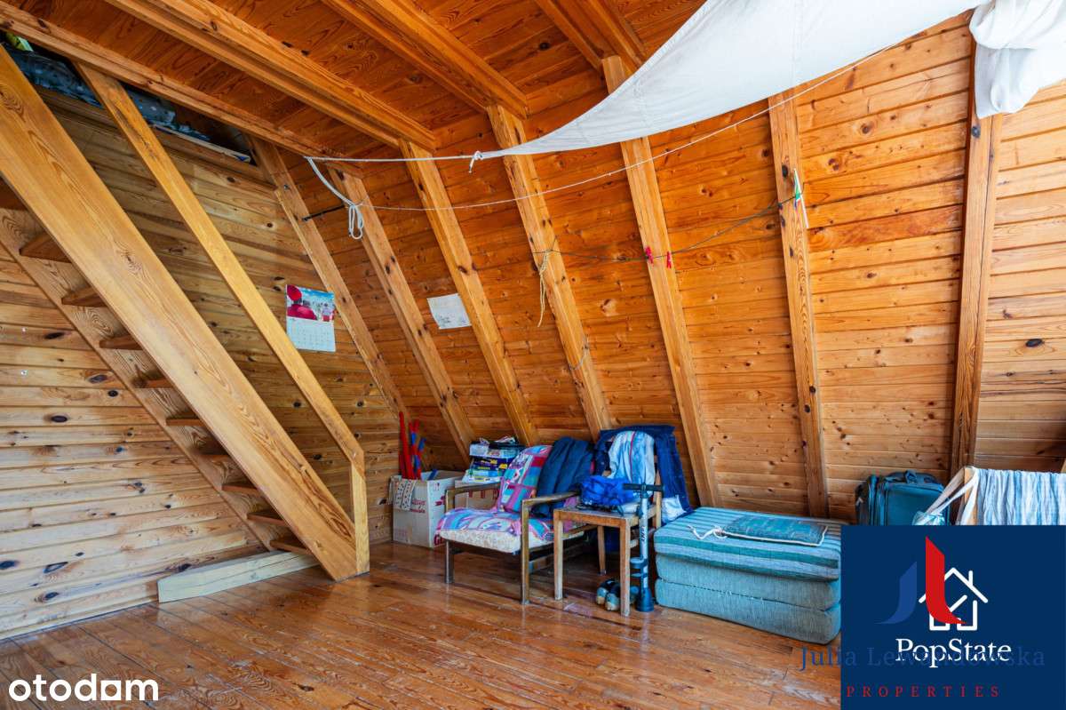 Działka budowlana z domkiem letniskowym-10