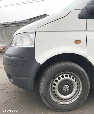 Części VW T5 1.9 2.5 TDI R902 LB9A biały zderzak lampy maska pas przedni chłodnica błotnik TRANSPORTER CARAVELLE - 4