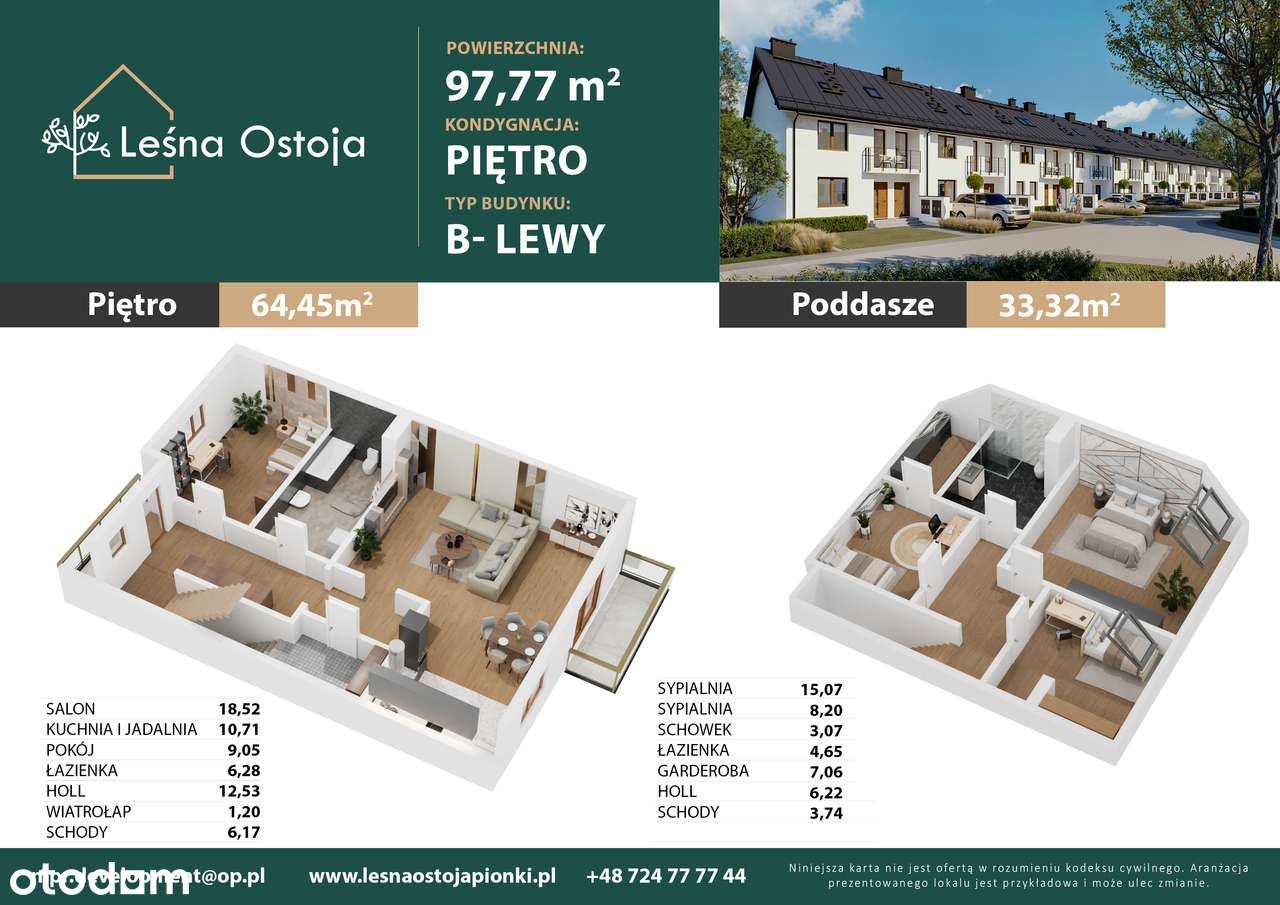 Mieszkanie z poddaszem - Pionki Osiedle Leśna Ostoja-5