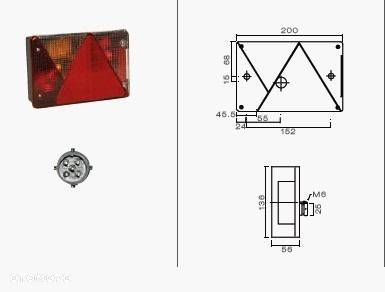 Lampa MULTIPOINT IV PRAWA tylna do przyczepy TEMA - 2