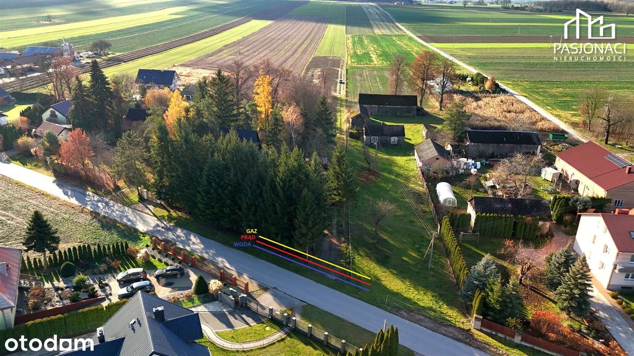 Działka budowlana wśród zieleni Krężnica Jara-1